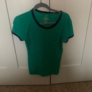 Green and navy Ivory Ella T Shirt